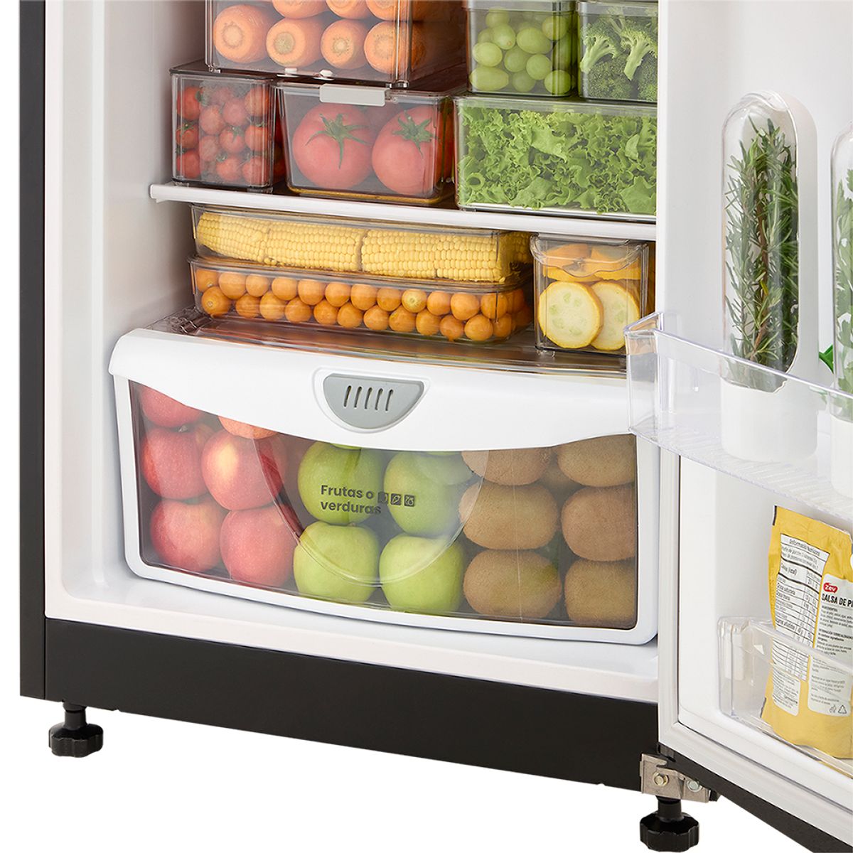 Nevera Haceb No Frost 311 Litros Inverter Manija Integrada Negro Esmeralda - Image 6